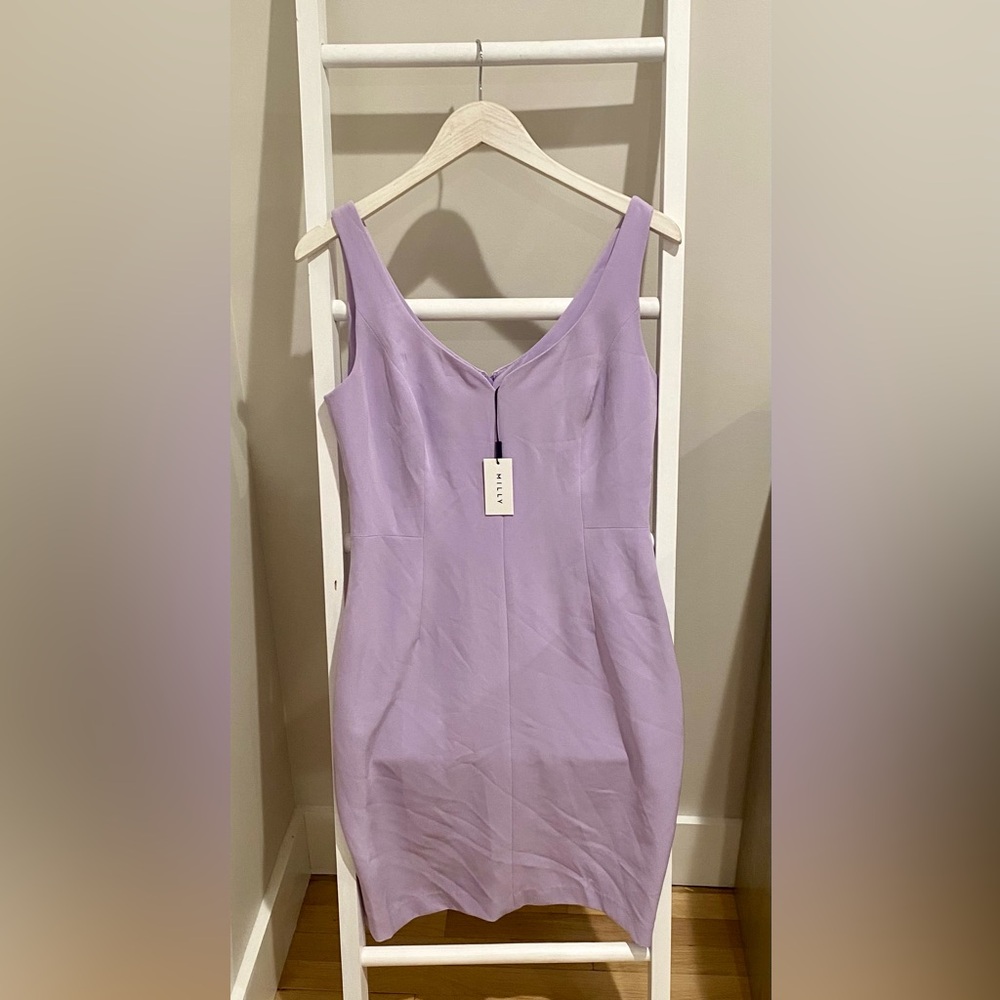Milly Purple Midi Cocktail Dress – NWT Size 6